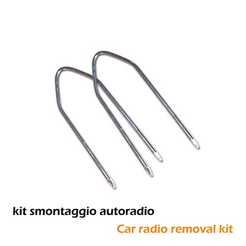 1neiSmartech Llaves Extracción Para Autorradio Fiat Alfa Lancia Citroen Peugeot Renault Ford Kit Desmontaje De Acero