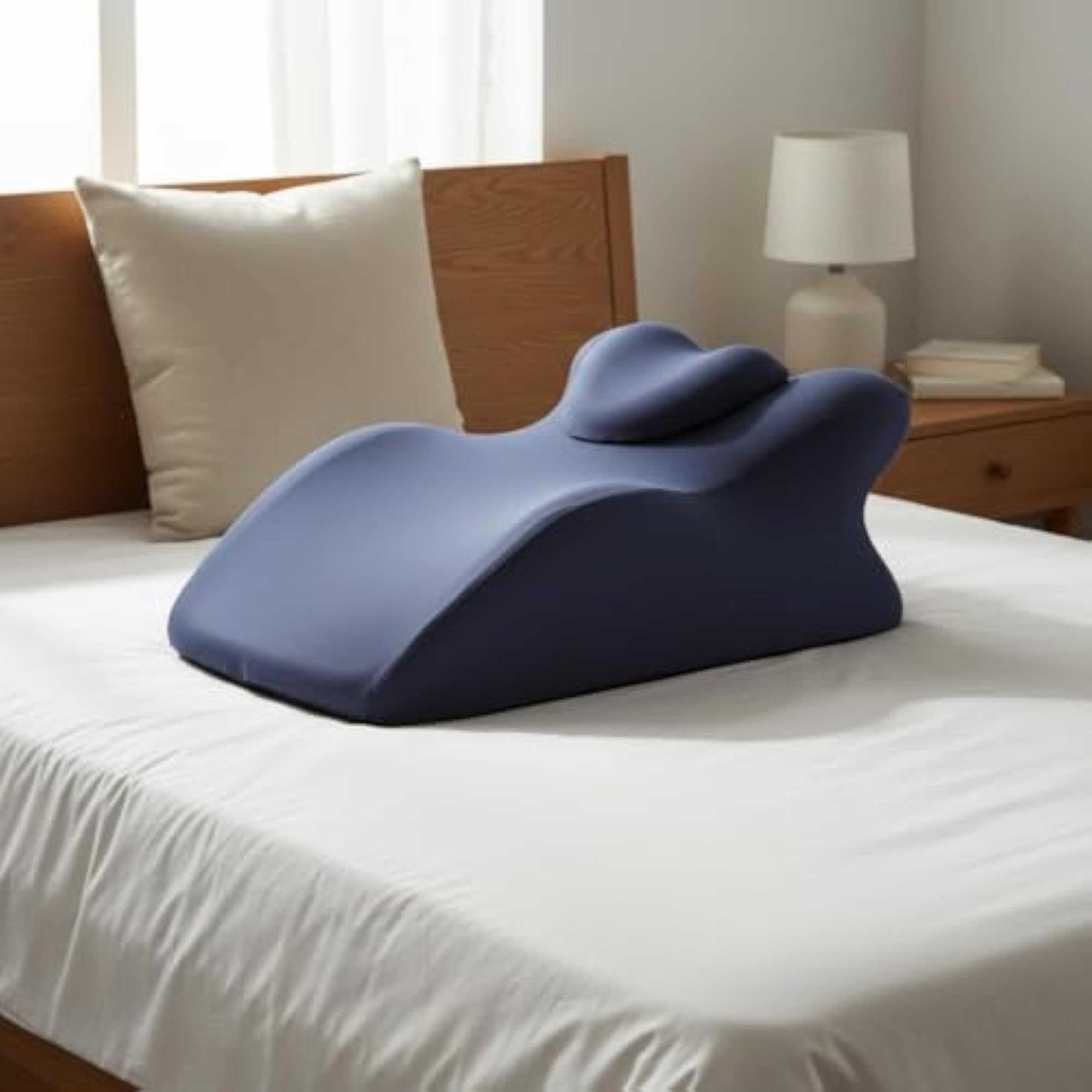 High Rebound Memory Support Reading Pillow for Spinal Alignment