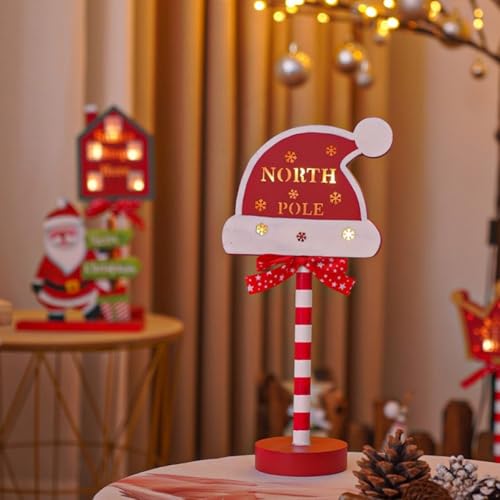 Letrero de Navidad para patio impermeable con luces LED brillantes de alta resistencia 2