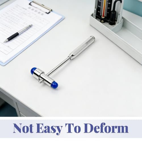 ULTECHNOVO Multifunktions-Doppelkopf Reflexhammer Mit Nadel Und Bürste Medizinischer Schlagreflexhammer Mit Edelstahlgriff 7.09X2.36X0.79In Für Präzise Sehnenpercussion Und Neurologische Diagnostik