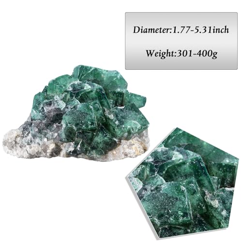 Pierres décoratives en fluorite naturelle brute Fengshui - 2