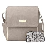 Petunia Pickle Bottom Boxy Backpack, Grey Matte Leatherette