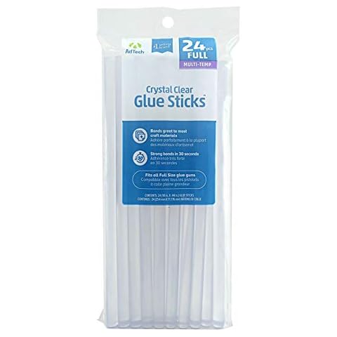 AdTech Hot Glue Sticks 10" Full Size, Clear, 24 Sticks Cover