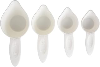 Portable Braille Measuring Spoon, Cup, Cookware, Baking Accessories, 4pcs/Set