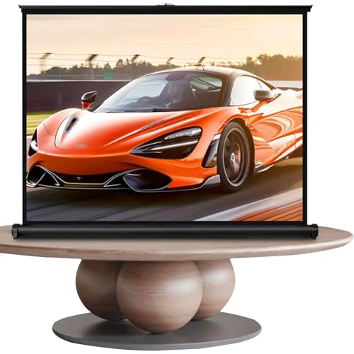 Pantalla Retráctil Manual Proyector 50" 4:3