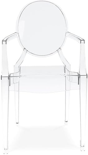 Miniatura 3 de Sillón de cristal de plástico duradero de 18.5 "en transparente