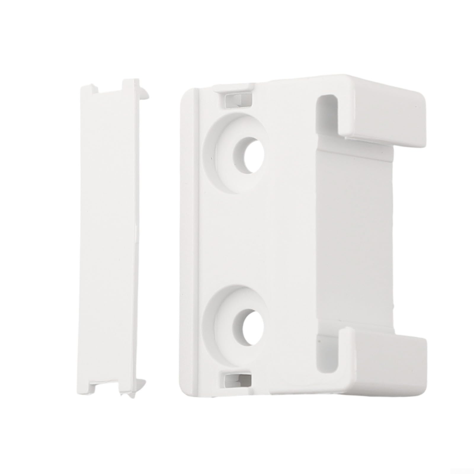 Guide scorrevoli per frigorifero da incasso, scorrevoli e silenziosi, struttura in plastica robusta e metallo, compatibili con vari frigoriferi, bianco, 15 x 10 x 5 cm