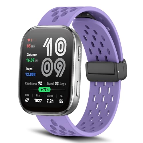 [RoSoki] 22 mm oh Amazfit Bip 6 / Amazfit Bip 5 /Bip 5 Unity Ή VR }Olbgt X|[coh ւXgbv xg _炩 ʋC ȒP y ₷ j