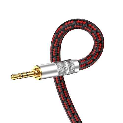 Câble auxiliaire 3,5 mm tressé robuste audio stéréo sans perte - 2