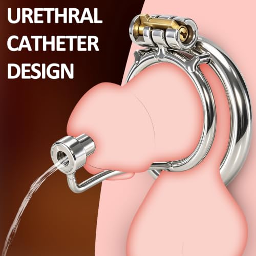 Stainless Steel Male Chastity Cage Toy for Secure Discreet Play - Image 4