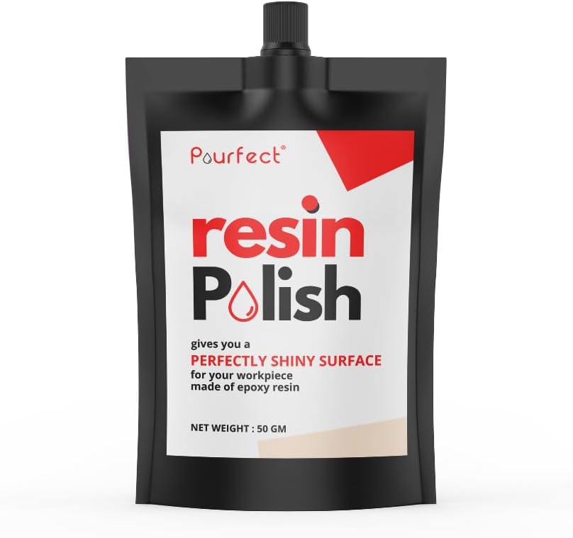 Polish - 50gm pack | Gloss for resin artworks | wood | universal polish for furniture & resin