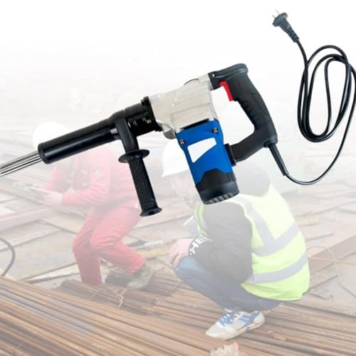 Handheld Electric Needle Scaler 1100W Electric Needle Derusting Gun, Hand-Held Needle Scaler Rust Removal Cleaning Machine Remover Welding Slag Cleaner