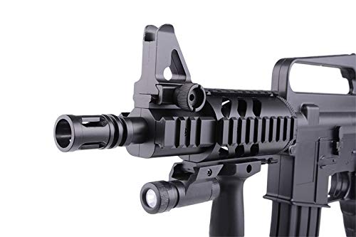 Well Fucile Softair Manuale a Molla CQB 16-A5 - Potenza: 0,5 Joule, Colore:Nero - con Accessori
