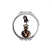 Halloween Spooky Ghosts Hallowmas Hand Compact Mirror Round Portable Pocket Glass