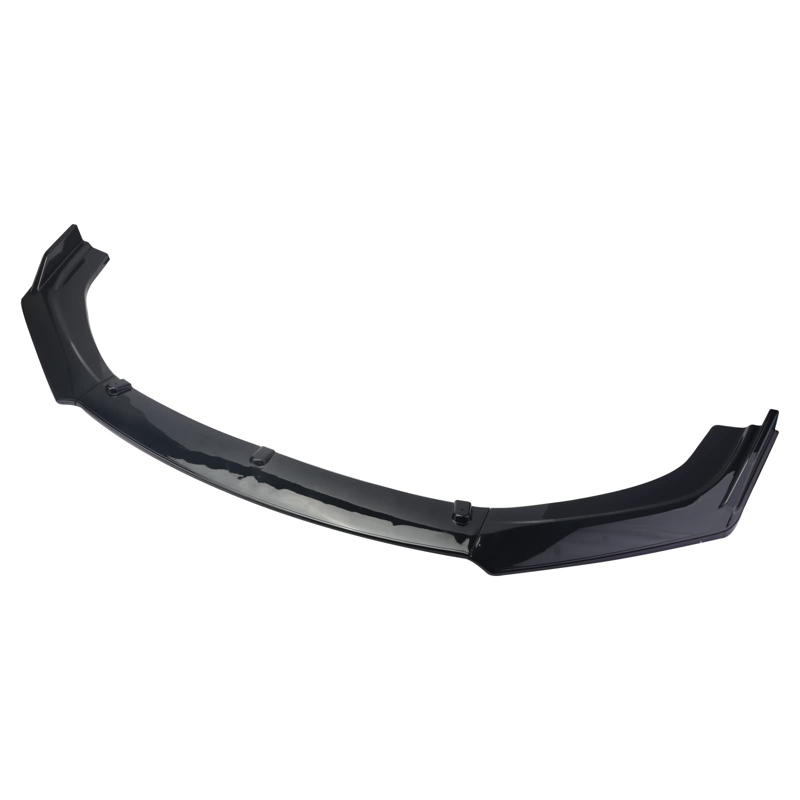 AUTOTOP 3PCS 10TH Front Bumper Lip Spoiler Lip Lower Bumper Body Fit 2016-2020 Honda Civic(Gloss Black)