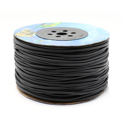 Image of JIHAQUA 650 Feet Aquarium Air Pump Accessories Airline Tubing, Standard 3 /16 inch Tubing for Fish Tank (Black)