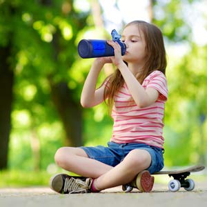 Zorri Sports Water Bottle Leak Proof, Bpa Free Reusable Portable Sports Bottle For Outdoors, Cycling, Camping, Hiking, Fitness, Running, Gym Bottles With Filter, One Click Flip Cap - For Kids/Adults #TOP7