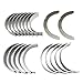 XQSMWF Rod Bearing and Main Bearing Set Compatible with Toyota Corolla Celica MR2 Vibe Prizm 1.8L 1ZZ-FE 1998-2008#11701-22024 13041-22024 9145229426 MB1853 Engine Connecting Rod Bearing