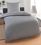 WERTEN SIE IHR SCHLAFZIMMER AUF - mit neuer Luxus Bettwäsche! Die schlichten, aber edlen Satin Streifen setzen definitiv ein Augenmerk auf Ihr frisch bezogenes Bett und lassen Ihr Schlafzimmer in einem ganz neuen, luxuriösen Licht erstrahlen!