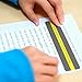 32 Pcs Colored Reading Highlight Strips,Yellow Text Overlay Guides for Reading Assistance and Classroom Support