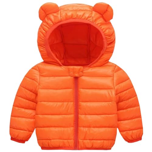 Image of ZSPHCZRWY Baby Boys Girls Winter Coats Toddler Kids Light Puffer Down Jacket with Hoods 6M-4T Infants Outerwear