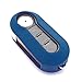 Générique Housse de clé en Silicone pour Fiat 500 Panda Ducato Brava Stilo Bravo Bleu Foncé