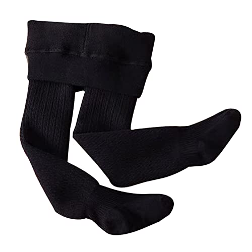 Generic Cable Knit Tights for Toddler and Girls Seamless Fleece
