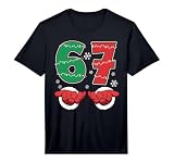 6 7 Six Seven Gen Z Alpha Meme Slang Holiday Merry Christmas Performance T-Shirt