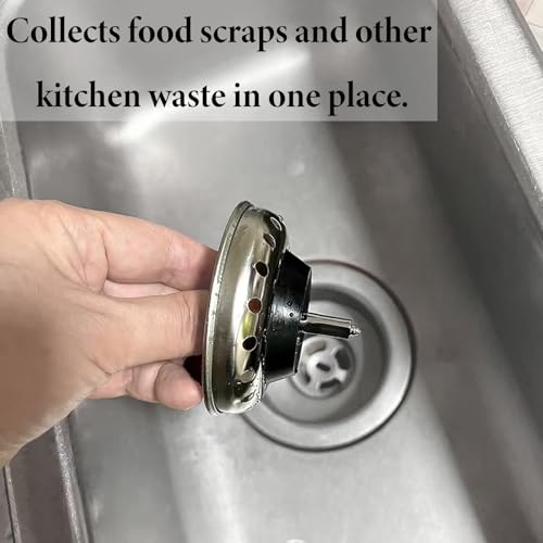 Colador para fregadero de cocina con filtro de acero inoxidable miniatura 5
