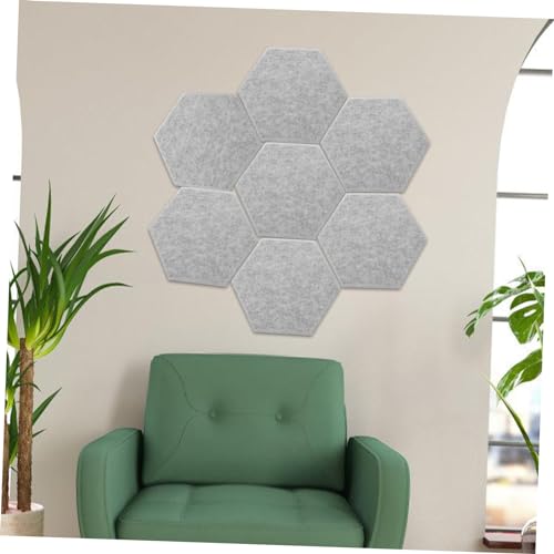 Vaguelly 12 paneles acústicos insonorizantes 3D adhesivos para reducción de ruido para estudio en casa y KTV miniatura 6