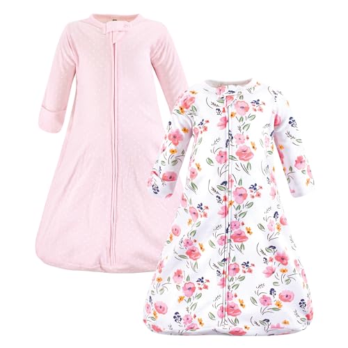 Image of Hudson Baby Unisex Baby Cotton Long-Sleeve Wearable Sleeping Bag, Sack, Blanket
