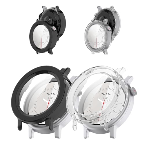For CMF by Nothing Watch 3 Pro �p �P�[�X �J�o�[ KONXISA CMF by Nothing Watch 3 Pro �J�o�[+�t�B���� ��̌^�iPC�P�[�X+�K���X�t�B�����j�����ߗ� �C�菝�h�~ �Ռ��z�� �����[�d�\ �S��