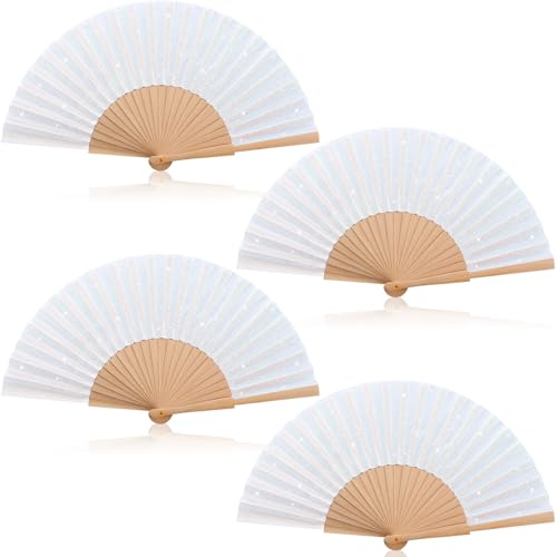 Éventails de 22,9 cm scintillants pour vos festivals et décors de fête