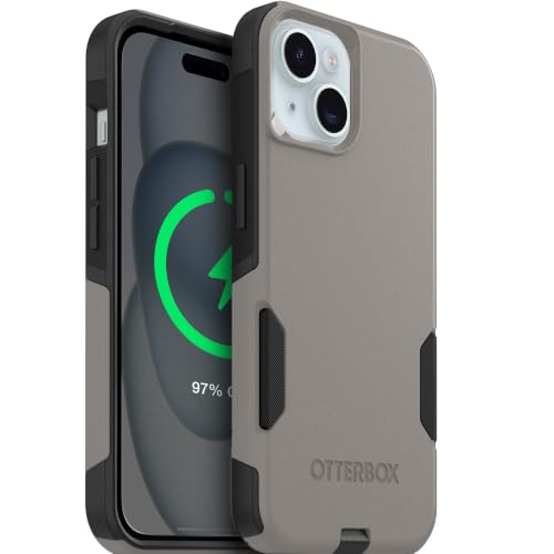 OtterBox iPhone 17e, 16e, 15, 14, 13 Commuter Series Case - Grey & Black