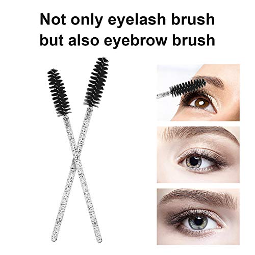 image for CHEFBEE 100PCS Disposable Eyelash Brush, Mascara Wands Makeup Brushes 