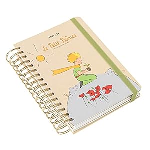 Kokonote® A5 Agenda 2021 2022 De Kleine Prins – Dagagenda 12 Maanden 2021 2022 – 1 dag per pagina – Pocket