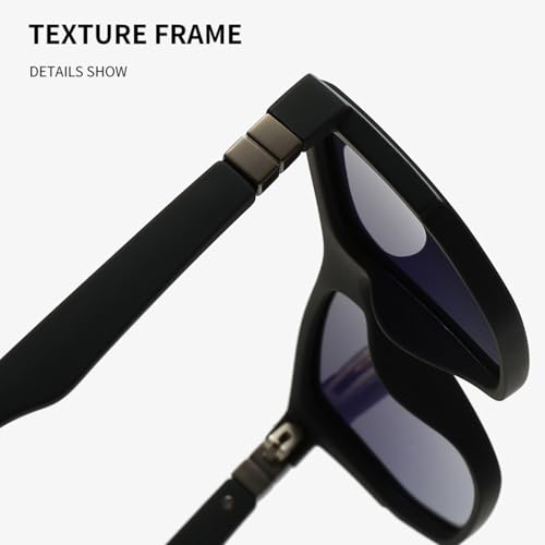 Polarized Sunglasses for Men, Classic Rectangular Shades for Driving and Outdoor Fashion4