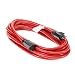Otimo 25 ft 12/3 Outdoor Extra Heavy Duty Extension Cord - Professional Series - 3 Prong Extension Cord, Red