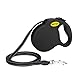 Retractable Dog Leash 16ft, Strong Durable Walking Leash Large Medium Small Dogs 110lbs, Comfortable Anti-Slip Handle Reflective Ribbon Cord One Hand Operation YujueShop