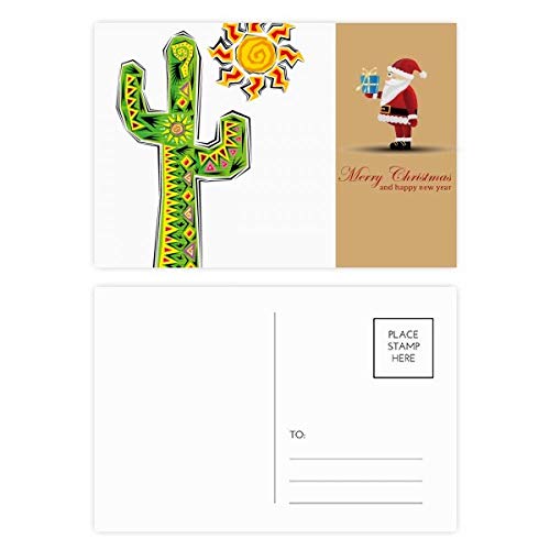Cartes postales peintes à la main motif cactus mexicain lot de 20 pièces pour correspondance