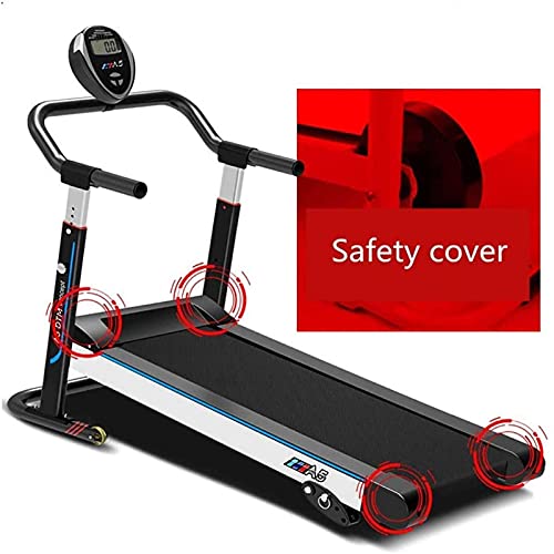 Image of Folding Treadmil Mechanical Treadmill Walking Jogging Machine Folding Shock Running Home Gym Workout Fitness Under Desk Treadmills 160kg