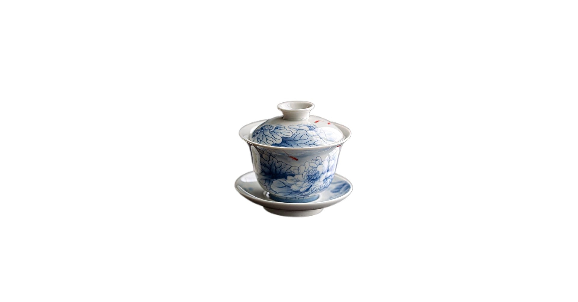 茶碗ꕤ抹茶碗ꕤ双鶴ꕤ黄瀬戸ꕤ未使用ꕤ Soyo and Shodo Yamagishi, Sinshitsu Lacquer Tea Bowl [Blue