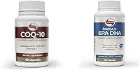 Kit Vitafor Coenzima Q10 200mg 60 Cápsulas + Ômega 3 EPA DHA 120 Cápsulas
