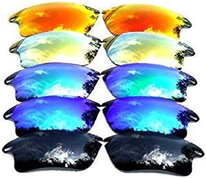 Galaxy Replacement Lenses for Oakley Fast Jacket XL Black&Blue&Green&Gold&Red Polarized 5 Pairs image 4