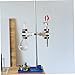 Hemobllo Laboratory Flask Clip Zinc Alloy Beaker Clamp with Adjustable Triple Prong Holder for Scientific Research Teaching Experiments Hospitals Industrial Labs