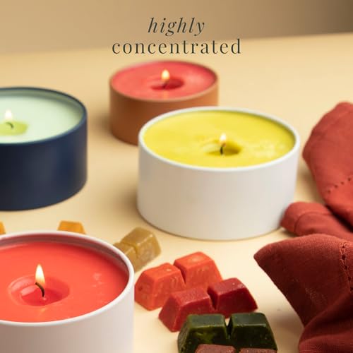 Image of Hearth & Harbor Natural Candle Dye for Soy Wax, 24 Popular Candle Color Dye Blocks for Soy Wax, Highly Concentrated Blocks, Nontoxic Supplies for DIY Candle Making