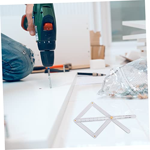 Regla diagonal de acero inoxidable para medir ángulos miniatura 3