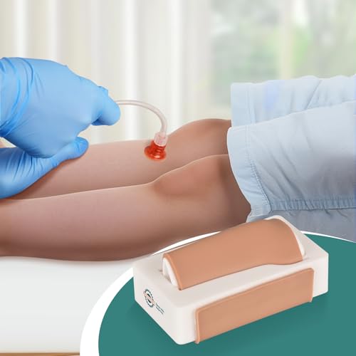 Image of Intraosseous (IO) Access Trainer with Skin Pad, Child Intraosseous (IO) Tibia Trainer, Tibial IO Bone for Medical Education
