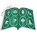 Airbrush Tattoo Stencils Book- Reuseable Tattoo Template Set(16-22) (#18)