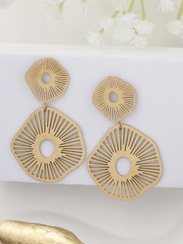 Image of Scintillare by Sukkhi Stylish Stainless Steel Butterfly Dangler Earring Jewellery for Women & Girls|Anti Tarnish Jewellery|Gifts for Wife Girlfriend Mother Sister